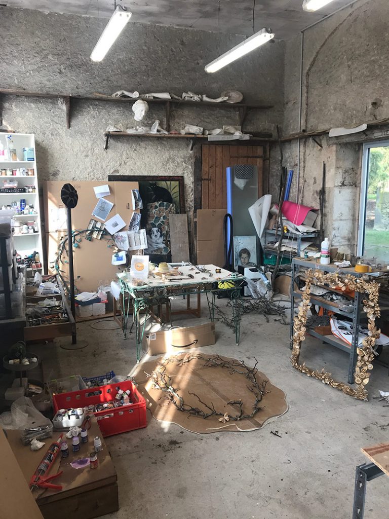 Joy de Rohan Chabot's studio