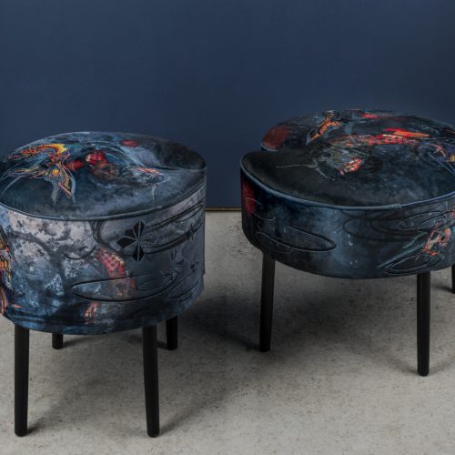 Koi footstools
