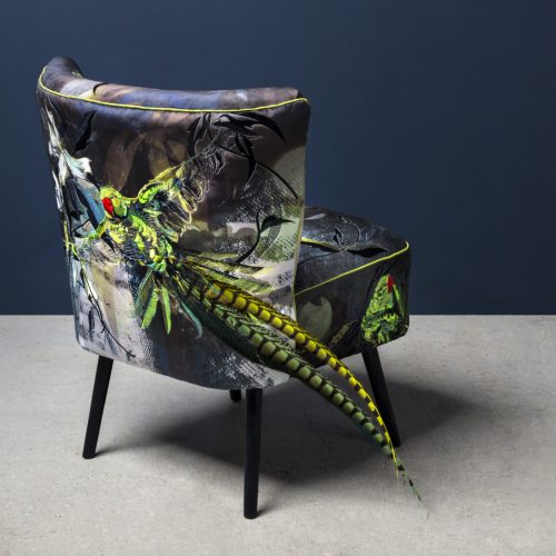 Dandy Parakeets Cocktail Chair