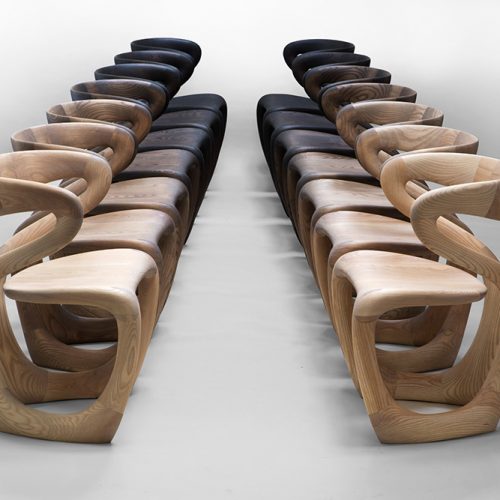 S Chairs in varying timbers